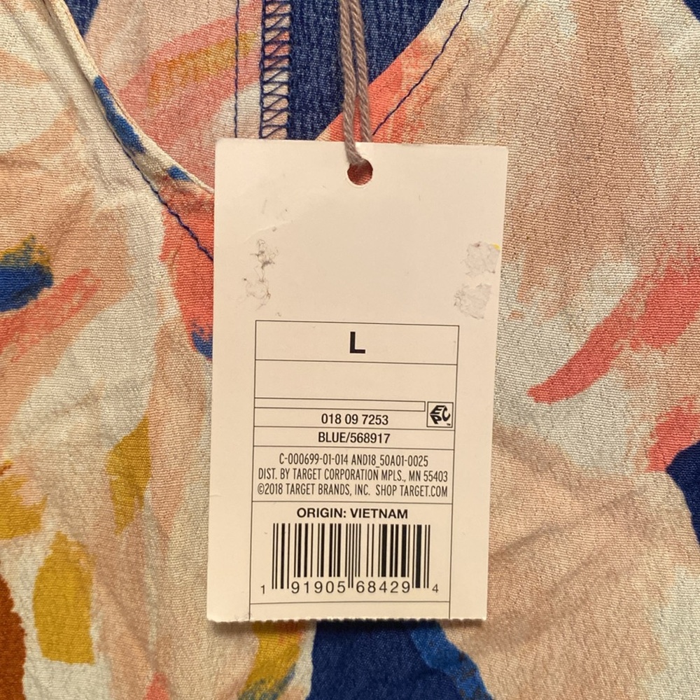 Brand New A New Day Blue Floral Dress…size L - Picture 5 of 5